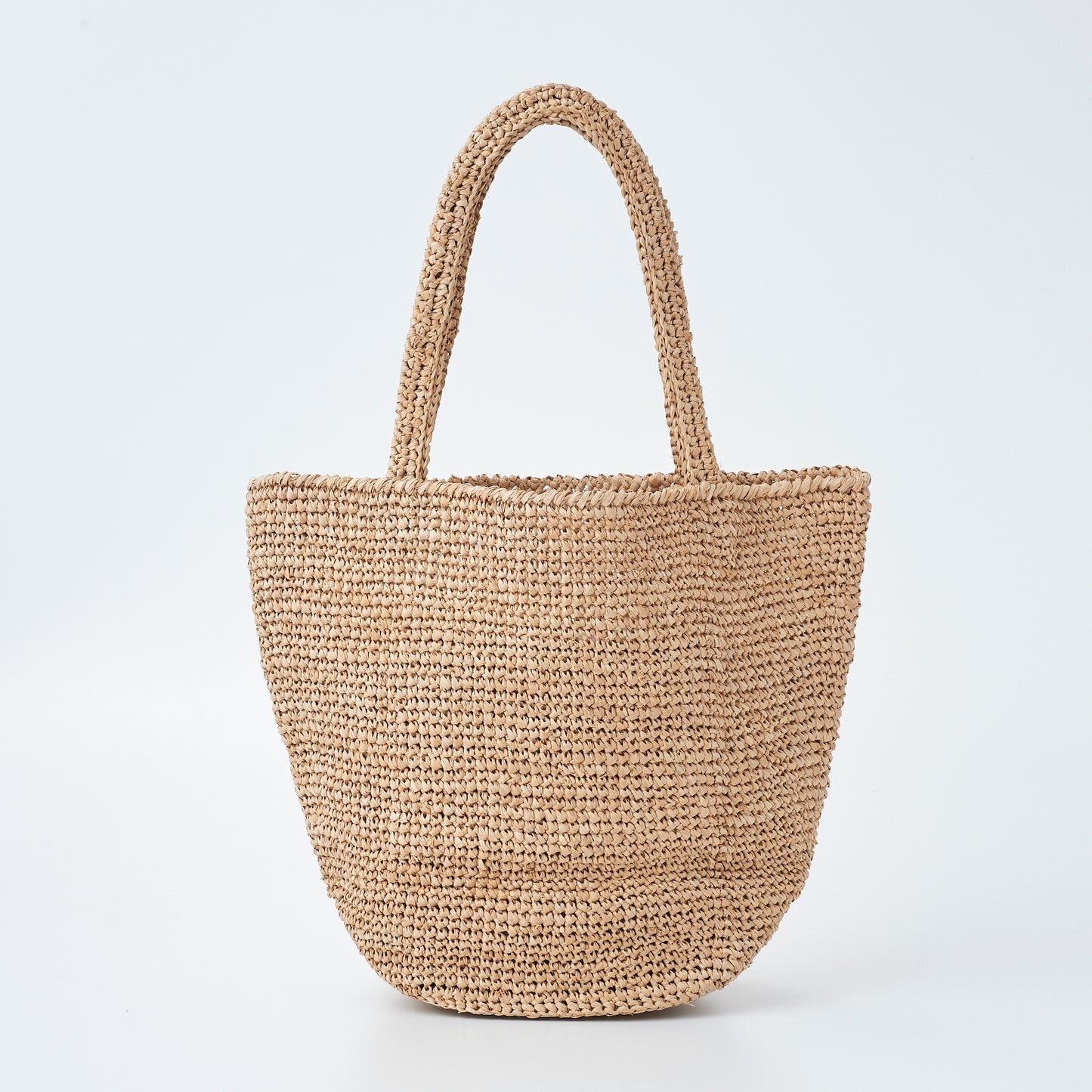 Hand Crochet Raffia Bag - PURAL (Chocolate)