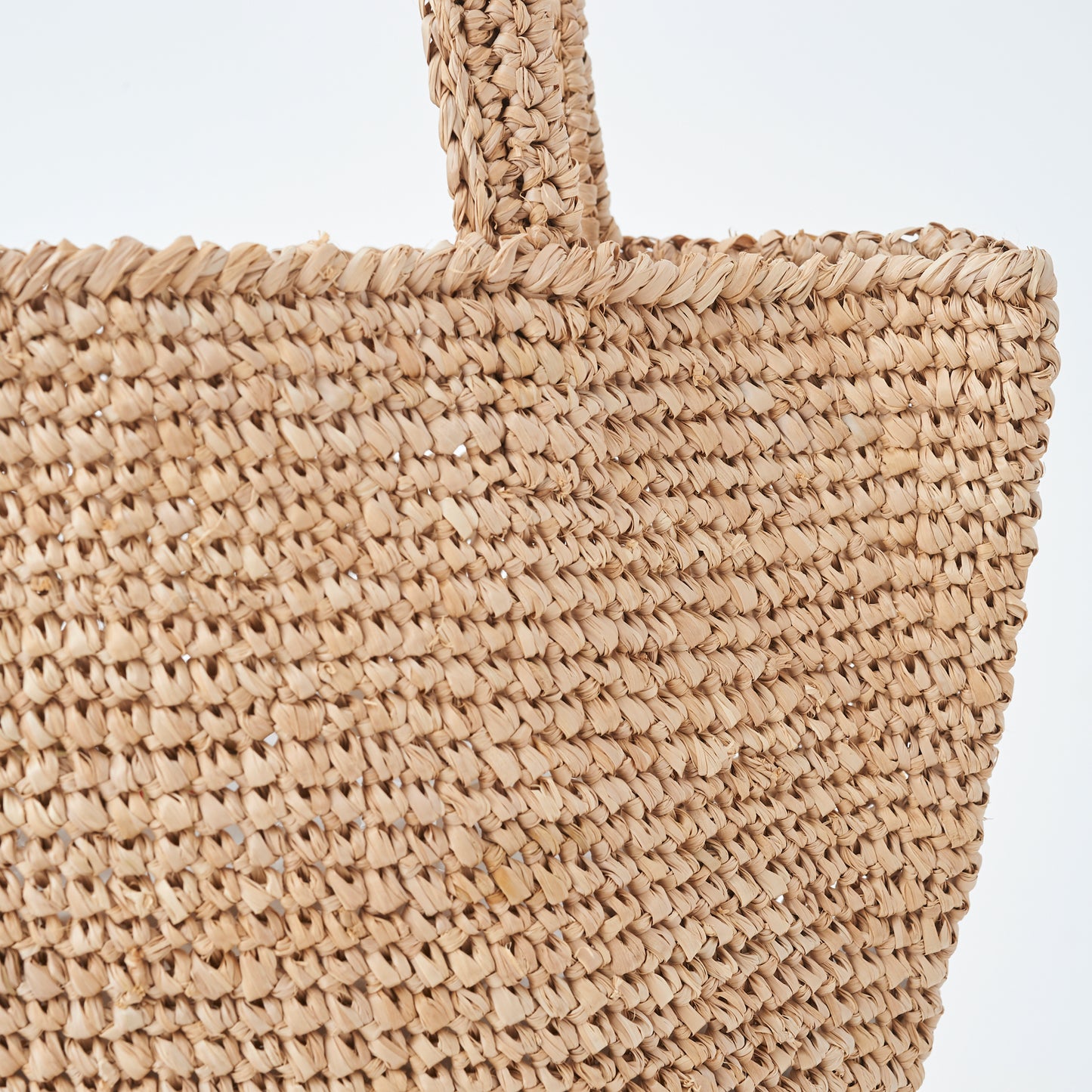 Hand Crochet Raffia Bag - PURAL (Chocolate)