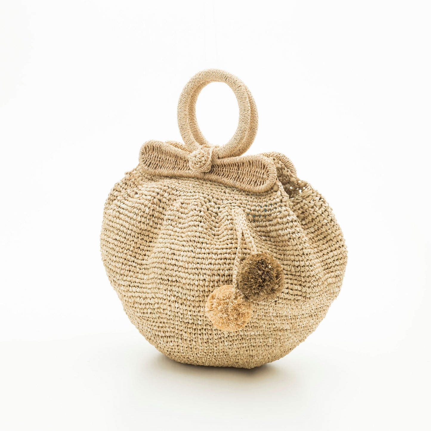 Hand Crochet Raffia Bag - PUFF