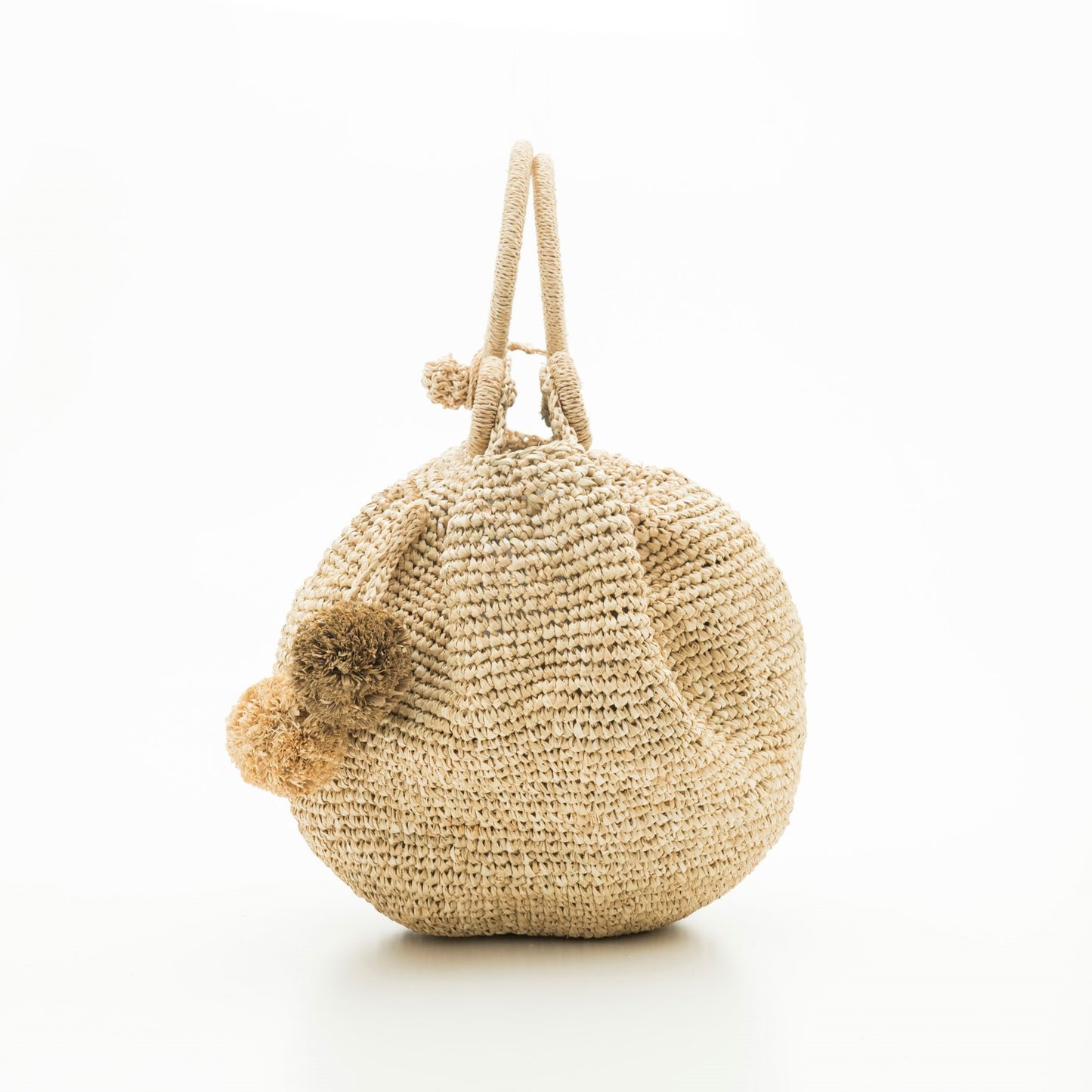 Hand Crochet Raffia Bag - PUFF
