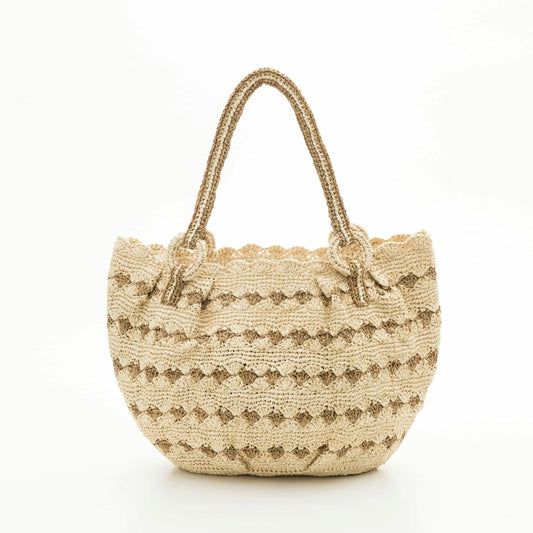 Hand Crochet Raffia Bag - PUMPY