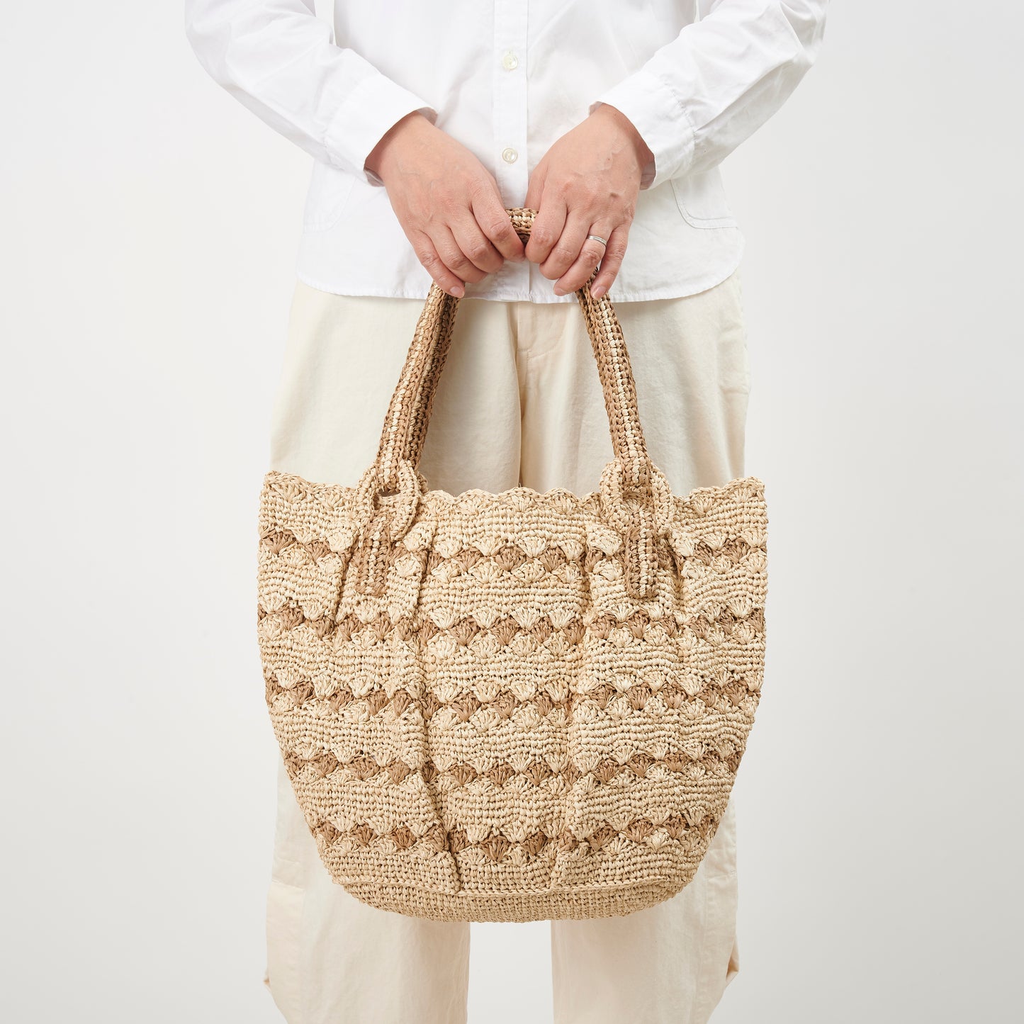 Hand Crochet Raffia Bag - PUMPY