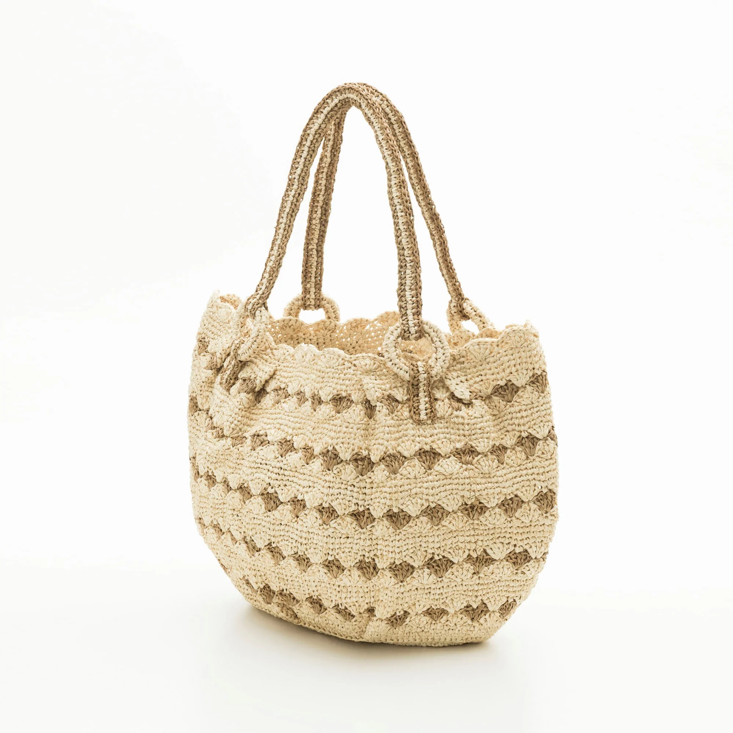 Hand Crochet Raffia Bag - PUMPY