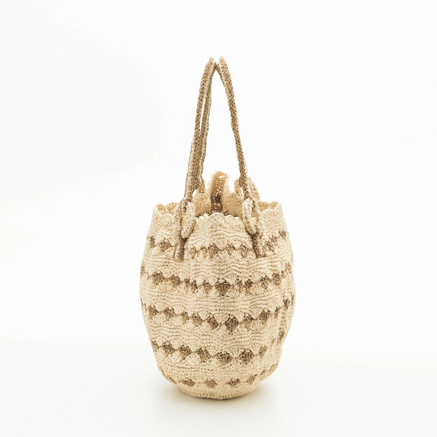 Hand Crochet Raffia Bag - PUMPY