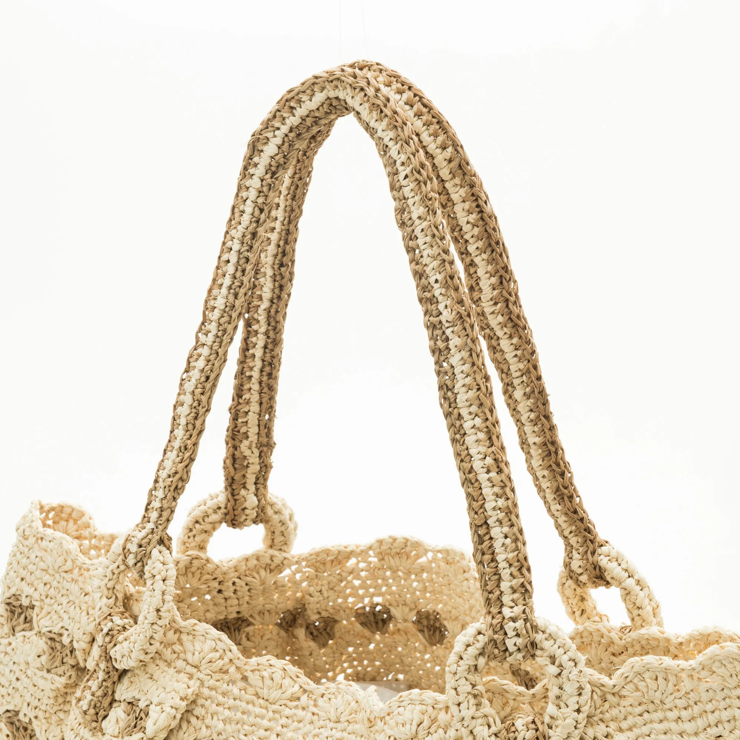 Hand Crochet Raffia Bag - PUMPY