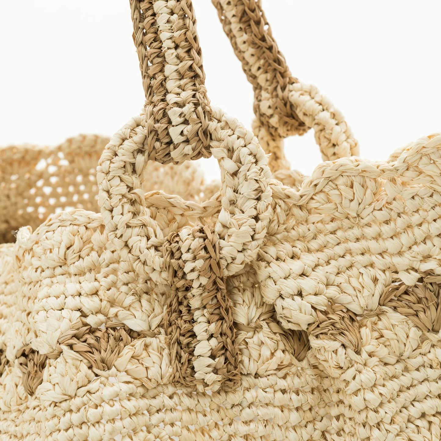 Hand Crochet Raffia Bag - PUMPY