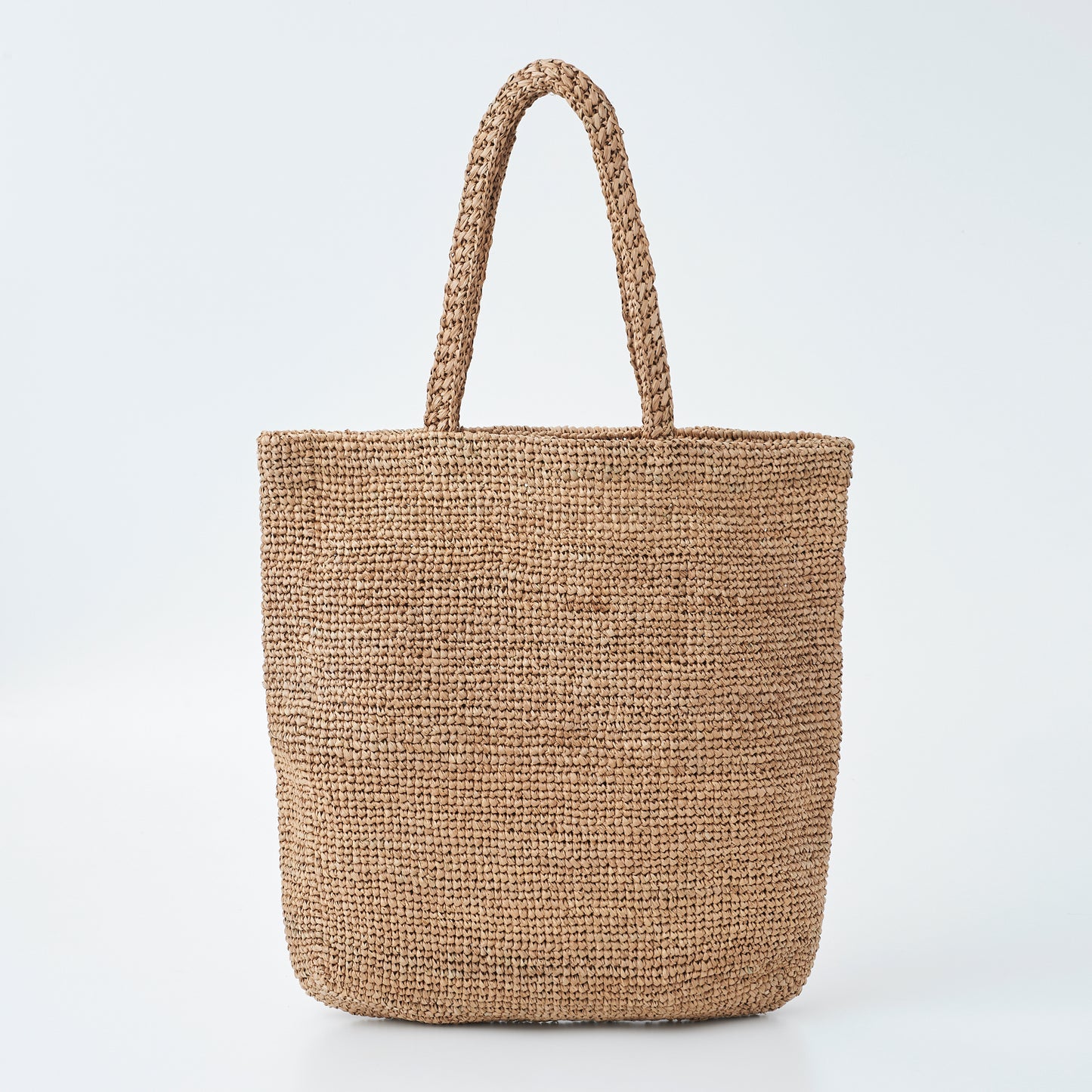 Hand Crochet Raffia Bag - SCHATTY (Chocolate)