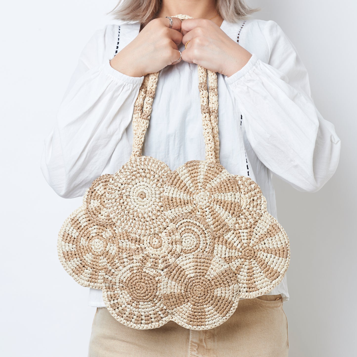 Hand Crochet Raffia Bag - SPIN