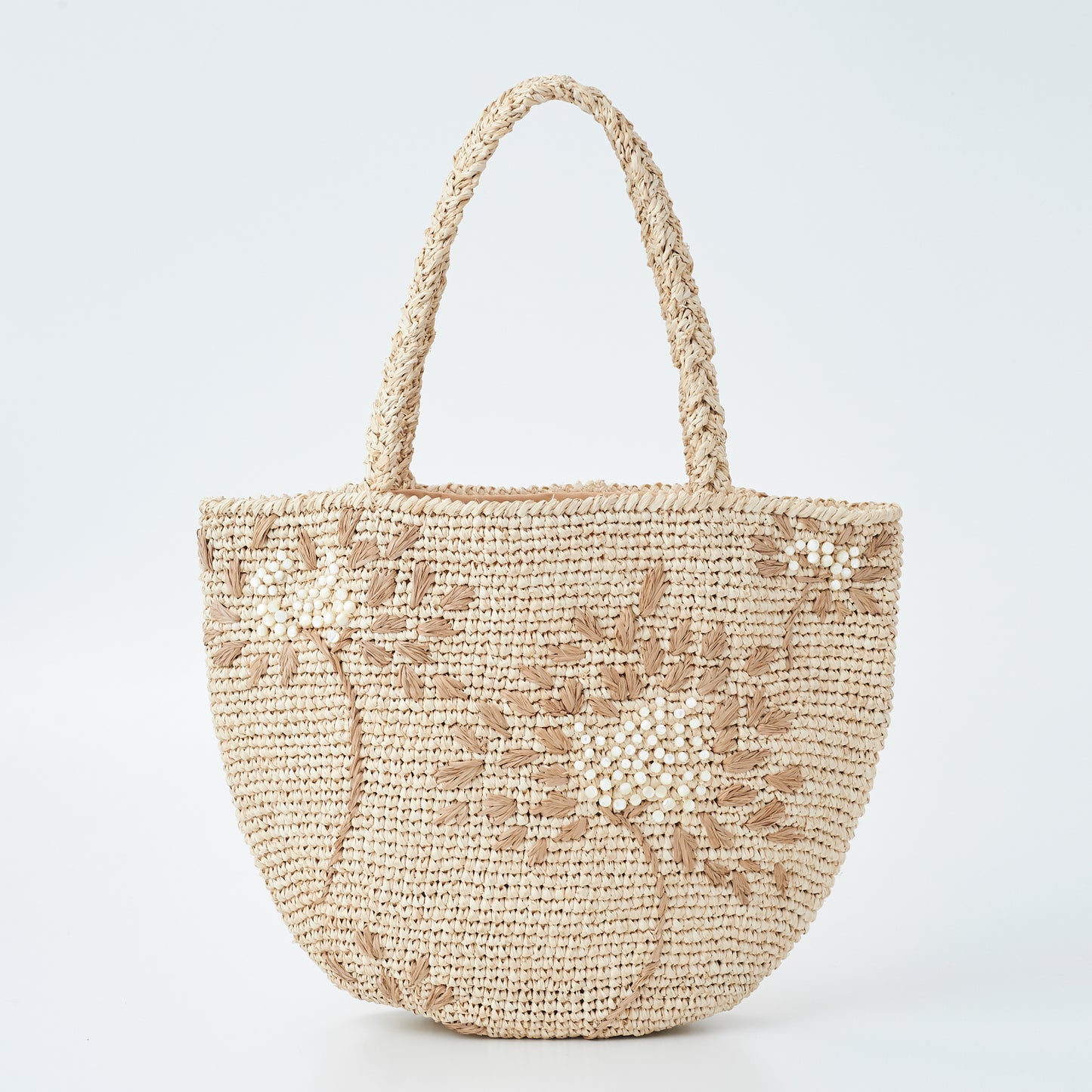 Hand Crochet Raffia Bag - SHIRLEY