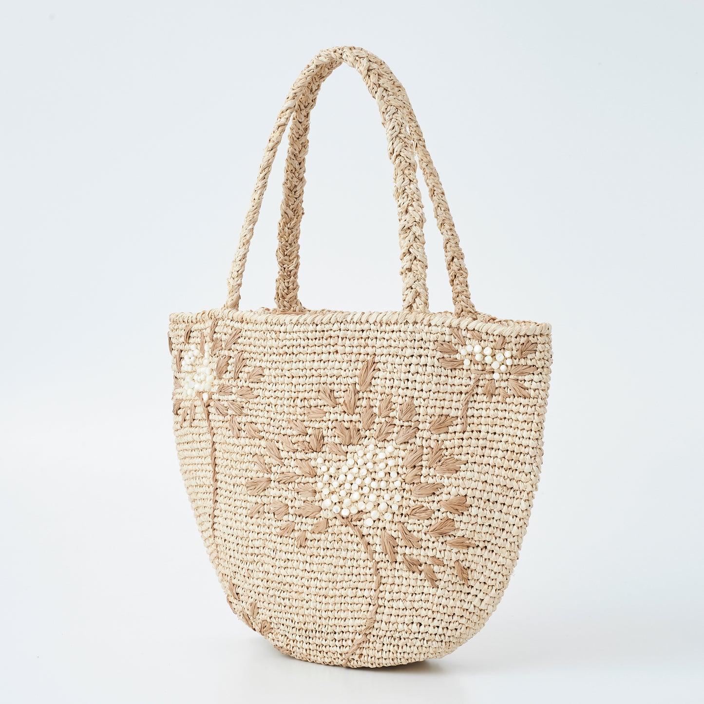 Hand Crochet Raffia Bag - SHIRLEY