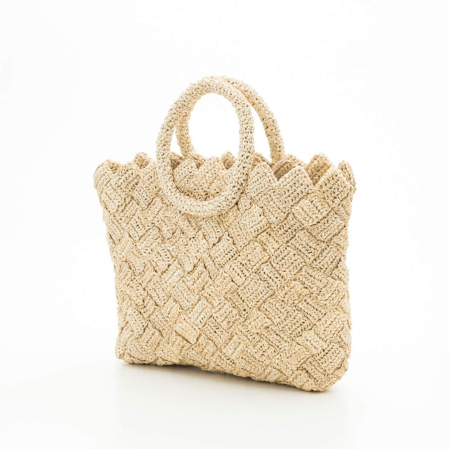 Hand Crochet Raffia Bag - WEAVED