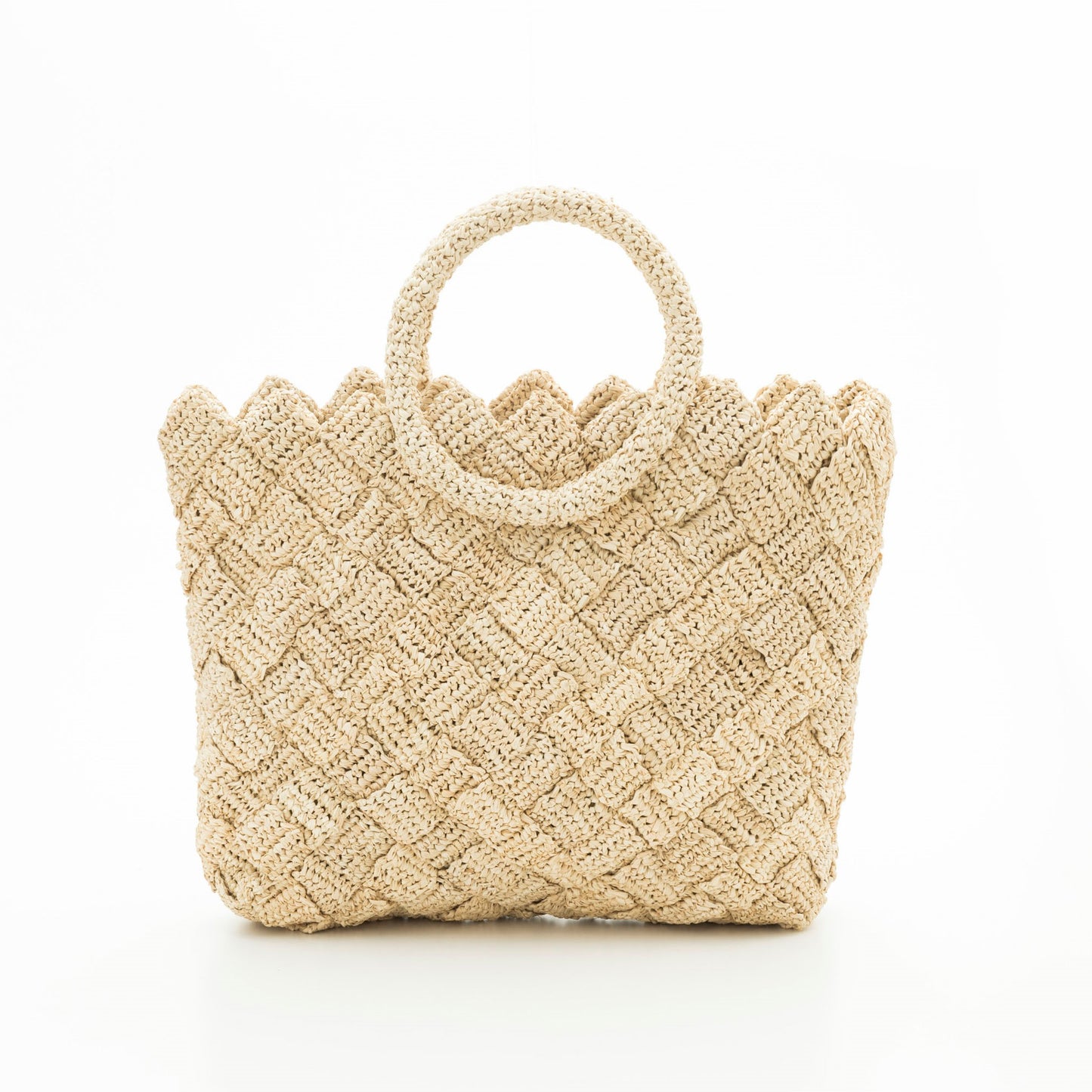 Hand Crochet Raffia Bag - WEAVED