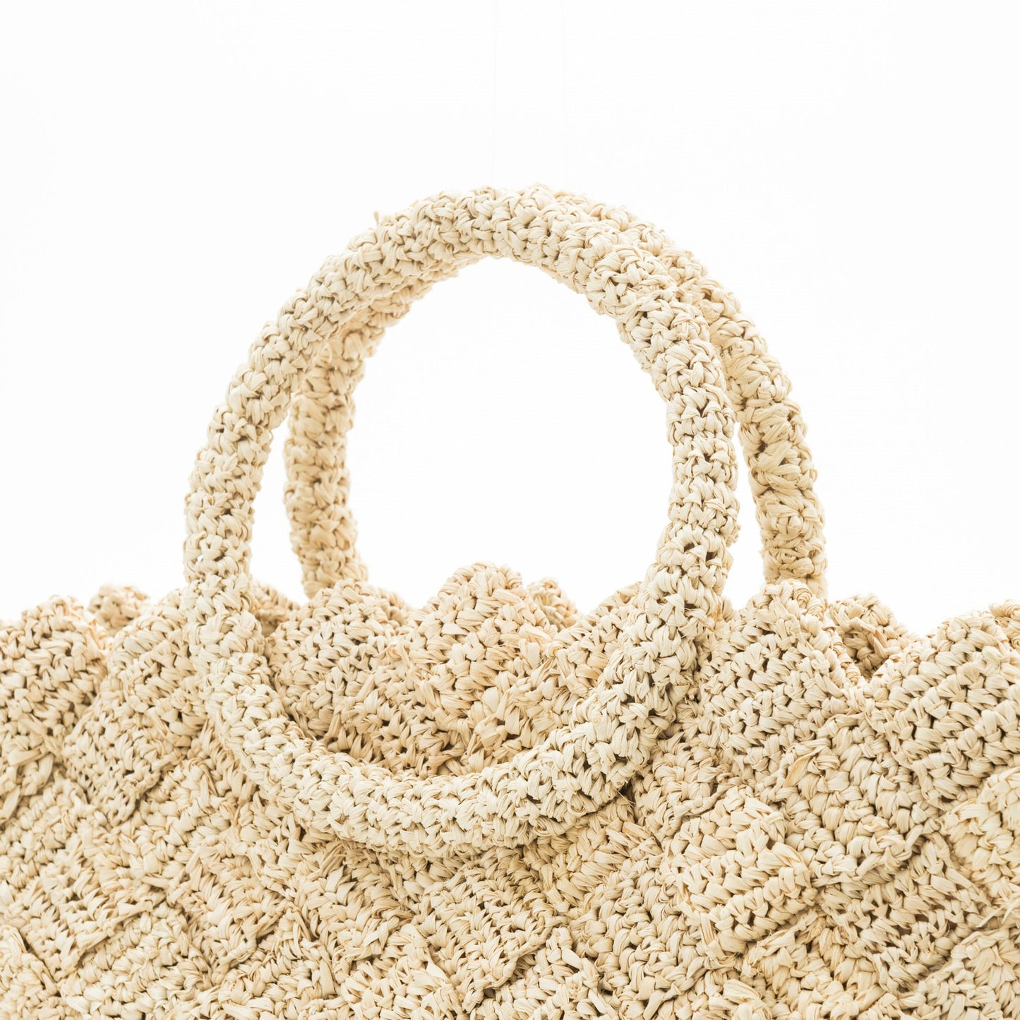 Hand Crochet Raffia Bag - WEAVED