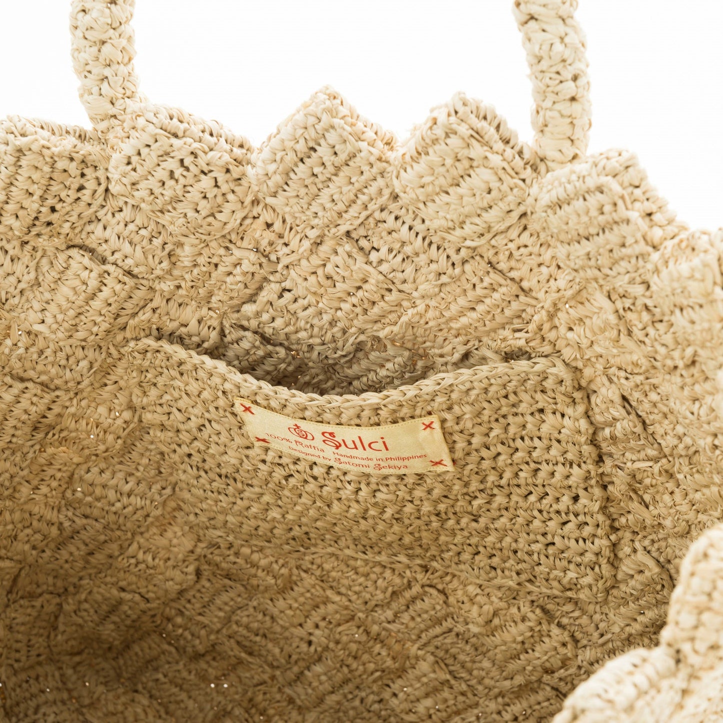 Hand Crochet Raffia Bag - WEAVED