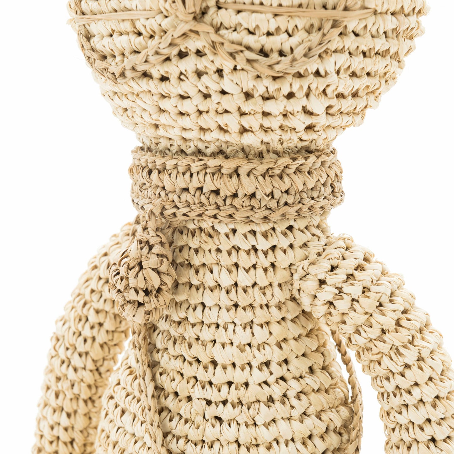 Hand Crochet Raffia Amigurumi - FELINA THE CAT